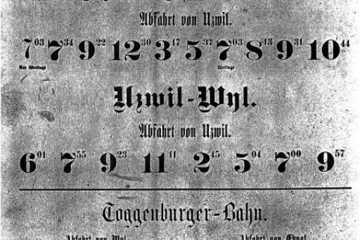 MECF , Modelleisenbahn Club Flawil , Fahrplan , Zugnummernschema, MECF, Modelleisenbahn Club Flawil 